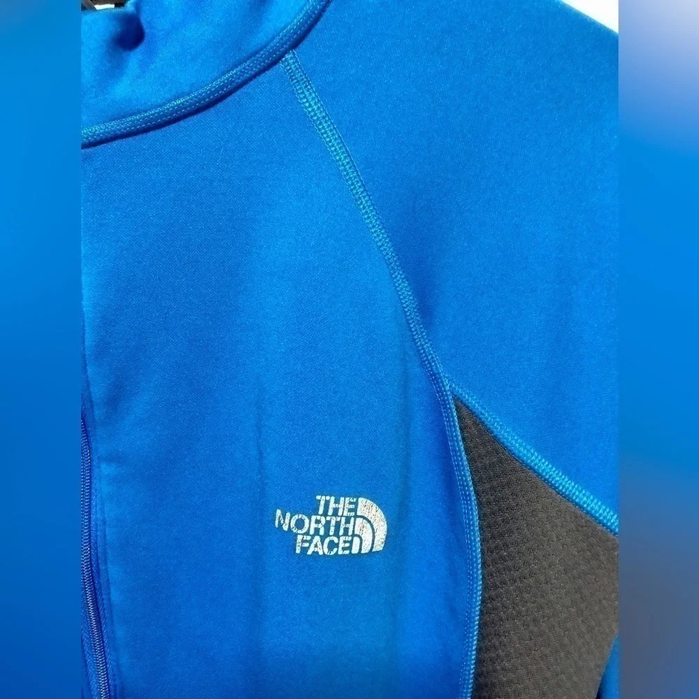 ☄️North Face Blue Gray Flight Series Half Zip Jacket